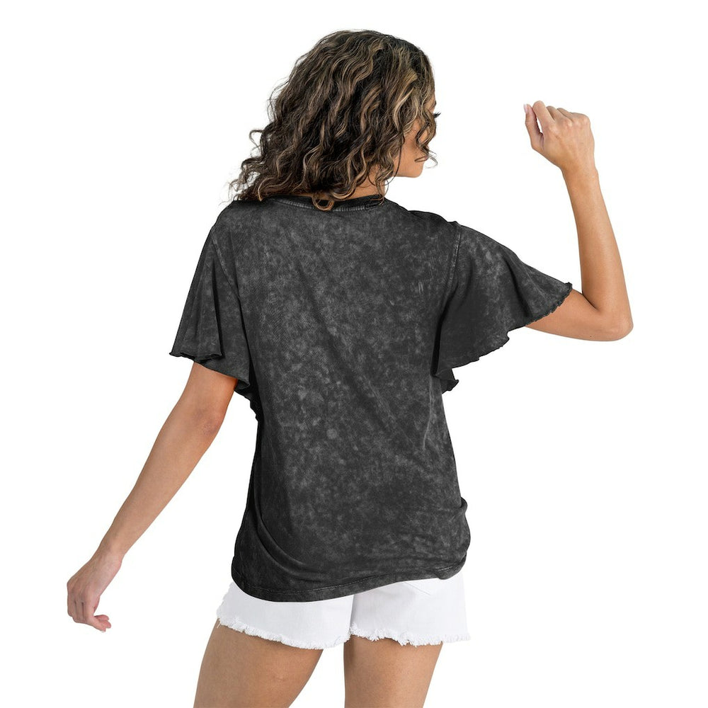 Gameday Couture Women's Relaxed Flutter Sleeve T-Shirt - Houston Texans