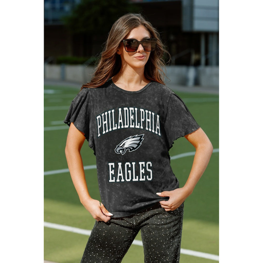Gameday Couture Women's Relaxed Flutter Sleeve T-Shirt - Philadelphia Eagles