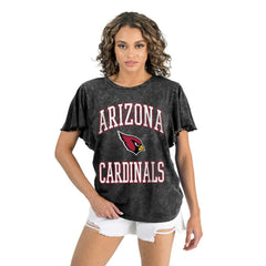 Gameday Couture Women's Relaxed Flutter Sleeve T-Shirt - Arizona Cardinals
