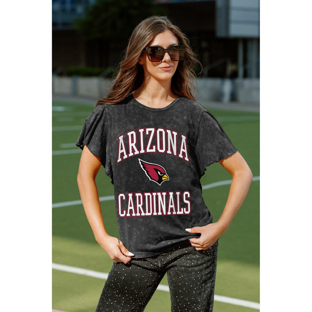 Gameday Couture Women's Relaxed Flutter Sleeve T-Shirt - Arizona Cardinals