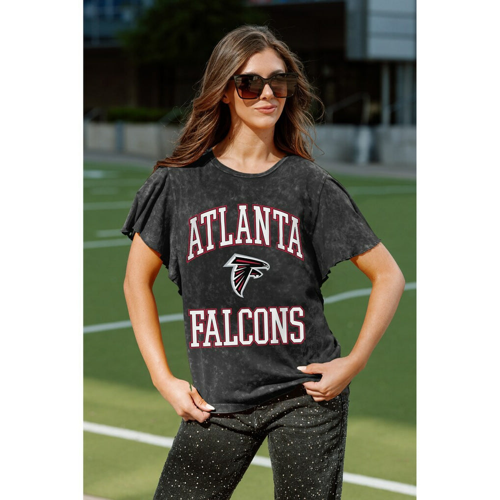 Gameday Couture Women's Relaxed Flutter Sleeve T-Shirt - Atlanta Falcons