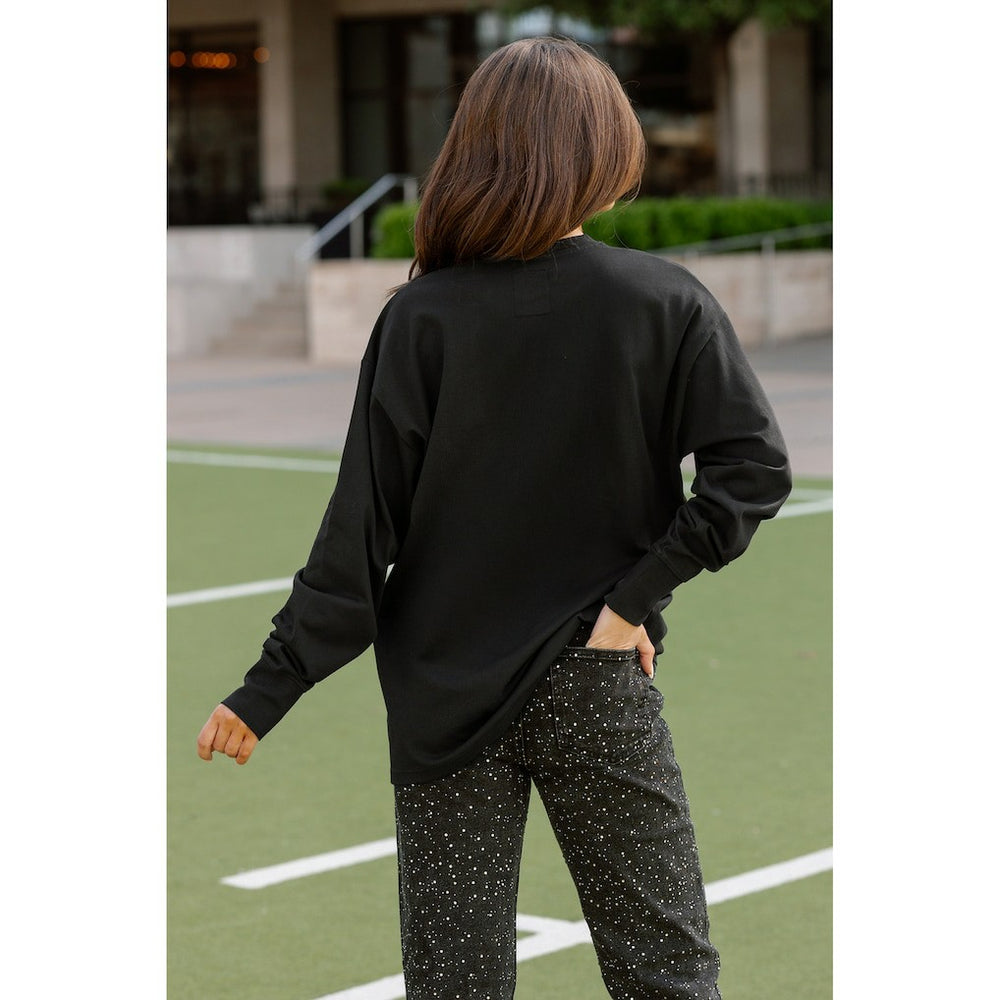 Gameday Couture Women's Oversized Long Sleeve T-Shirt - Jacksonville Jaguars