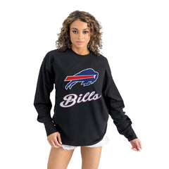 Gameday Couture Women's Oversized Long Sleeve T-Shirt - Buffalo Bills