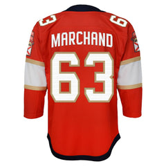 NHL Red Brad Marchand Florida Panthers Outerstuff Youth Premier Player Jersey