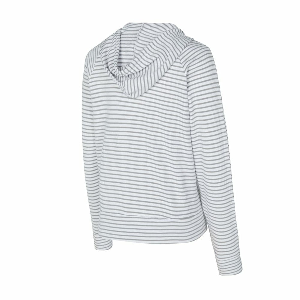 MLB Houston Astros Concepts Sport Women's Liftoff Striped V-Neck Hoodie