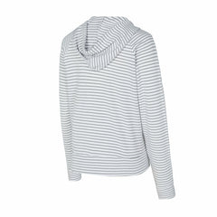 MLB Kansas City Royals Concepts Sport Women's Liftoff Striped V-Neck Hoodie