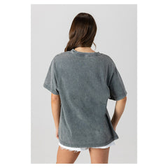 Gameday Couture Women's Oversized Classic Grind Washed T-Shirt - Washington Commanders