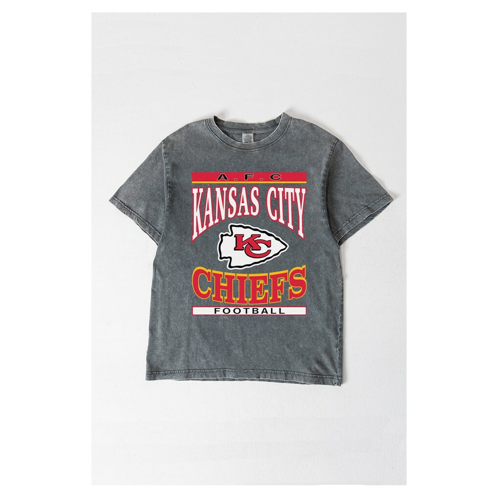 Gameday Couture Women's Oversized Classic Grind Washed T-Shirt - Kansas City Chiefs