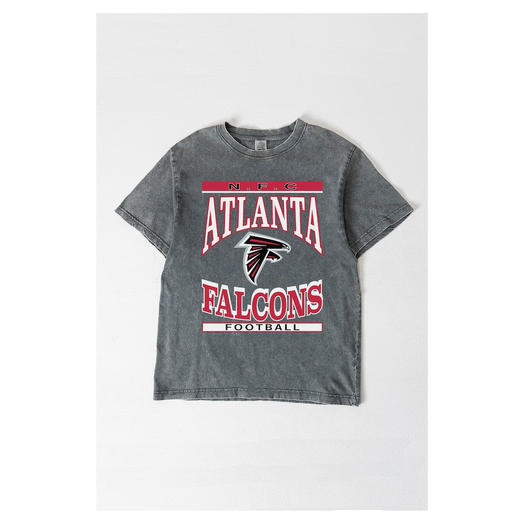Gameday Couture Women's Oversized Classic Grind Washed T-Shirt - Atlanta Falcons