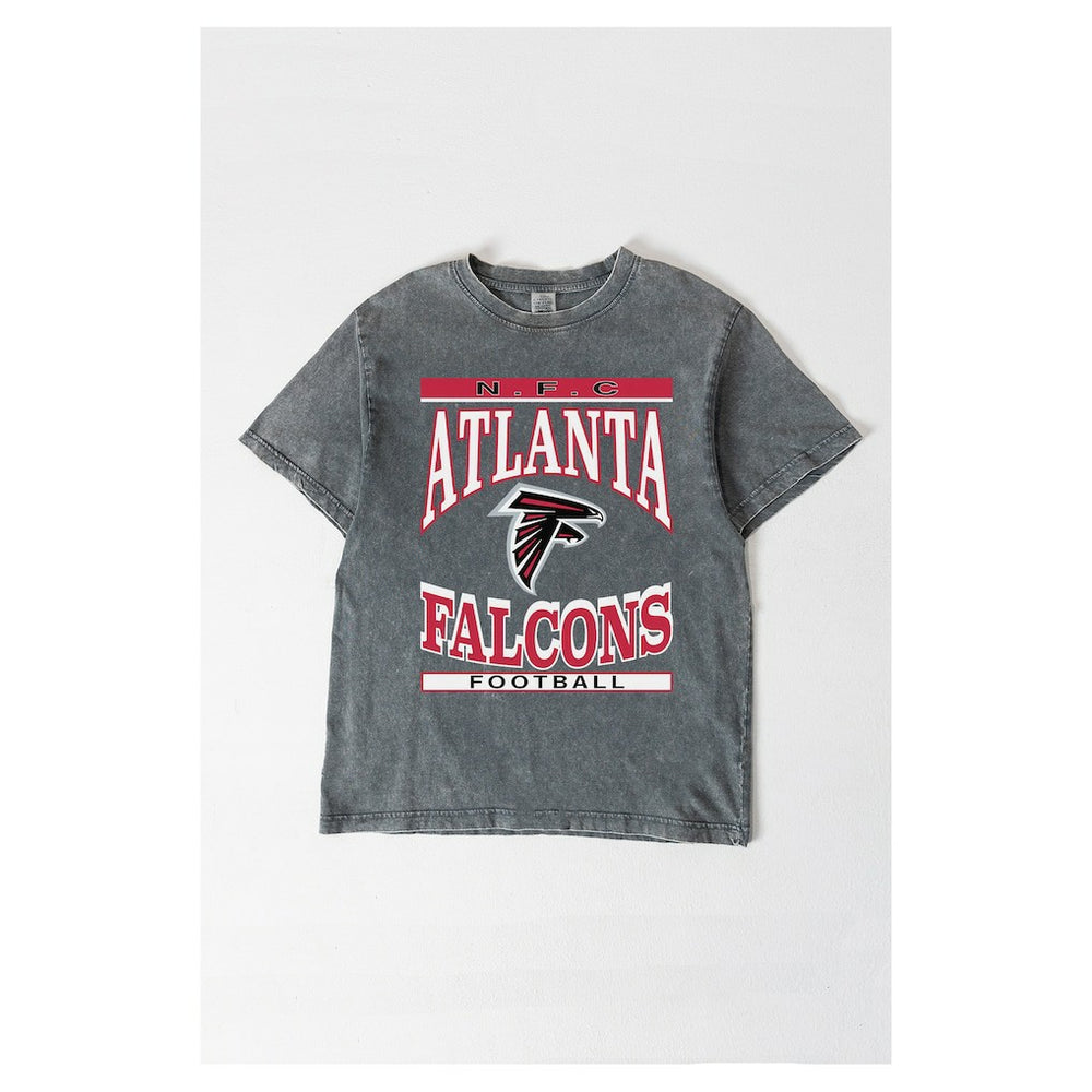 Gameday Couture Women's Oversized Classic Grind Washed T-Shirt - Atlanta Falcons