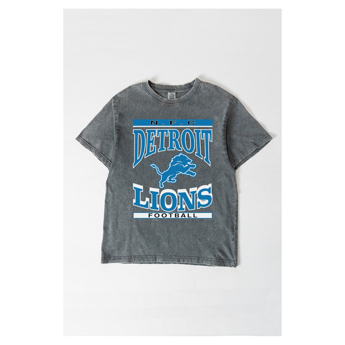 Gameday Couture Women's Oversized Classic Grind Washed T-Shirt - Detroit Lions