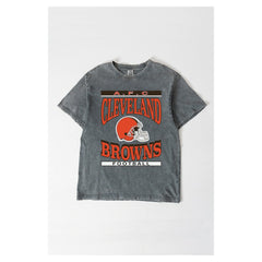 Gameday Couture Women's Oversized Classic Grind Washed T-Shirt - Cleveland Browns