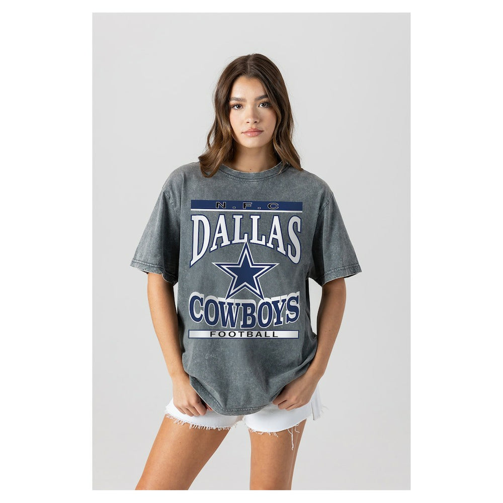 Gameday Couture Women's Oversized Classic Grind Washed T-Shirt - Dallas Cowboys