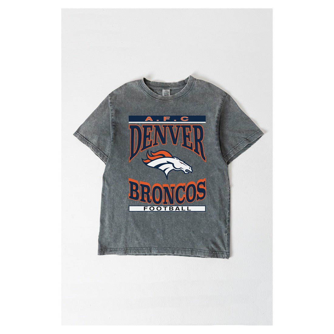 Gameday Couture Women's Oversized Classic Grind Washed T-Shirt - Denver Broncos