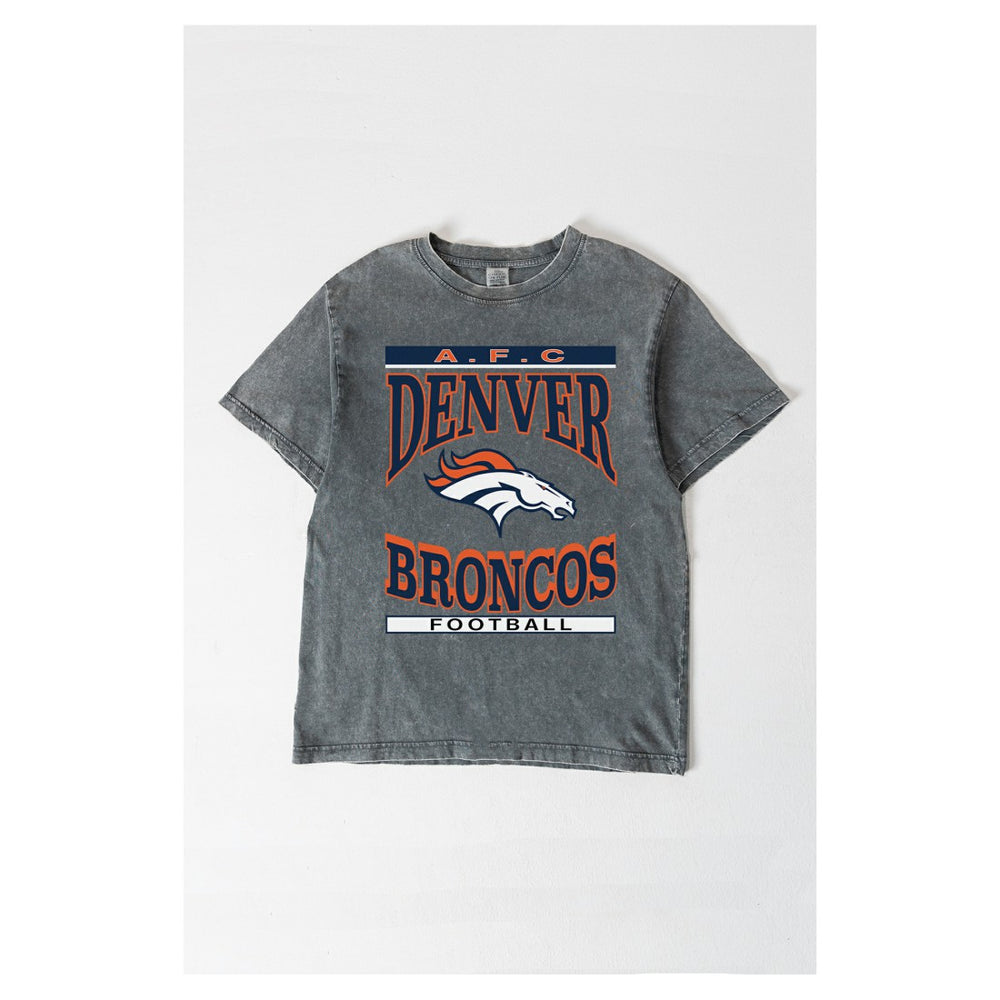 Gameday Couture Women's Oversized Classic Grind Washed T-Shirt - Denver Broncos