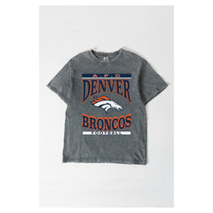 Gameday Couture Women's Oversized Classic Grind Washed T-Shirt - Denver Broncos