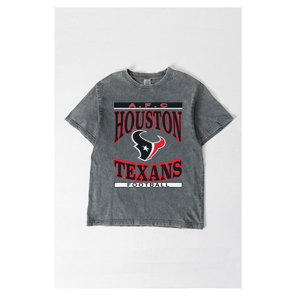 Gameday Couture Women's Oversized Classic Grind Washed T-Shirt - Houston Texans