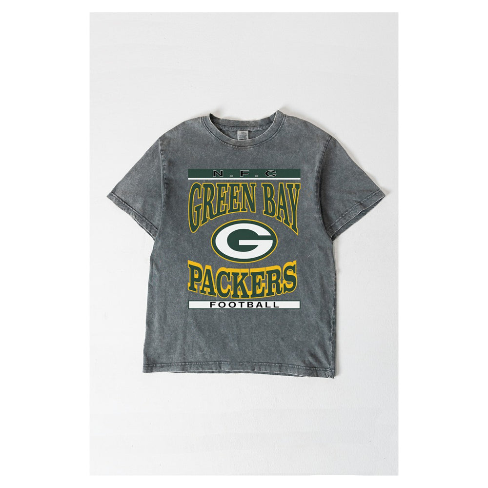 Gameday Couture Women's Oversized Classic Grind Washed T-Shirt - Green Bay Packers