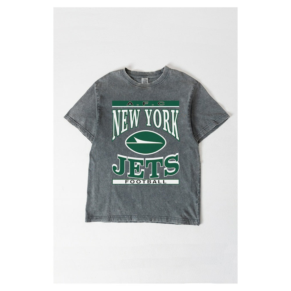 Gameday Couture Women's Oversized Classic Grind Washed T-Shirt - New York Jets