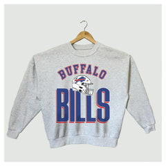 Gameday Couture Women's Fierce Focus Premium Oversized Fleece Pullover Sweatshirt - Buffalo Bills