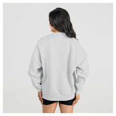 Gameday Couture Women's Fierce Focus Premium Oversized Fleece Pullover Sweatshirt - Cincinnati Bengals