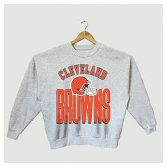 Gameday Couture Women's Fierce Focus Premium Oversized Fleece Pullover Sweatshirt - Cleveland Browns
