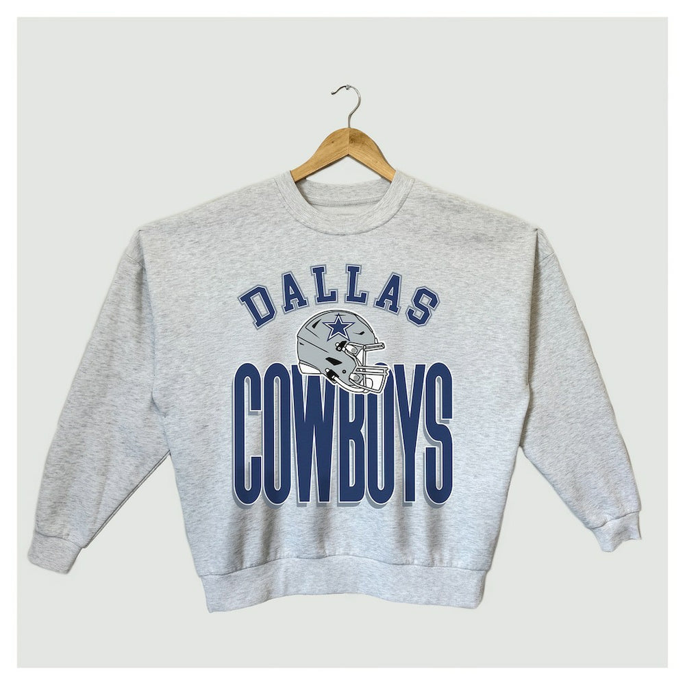 Gameday Couture Women's Fierce Focus Premium Oversized Fleece Pullover Sweatshirt - Dallas Cowboys