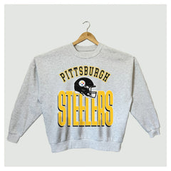Gameday Couture Women's Fierce Focus Premium Oversized Fleece Pullover Sweatshirt - Pittsburgh Steelers