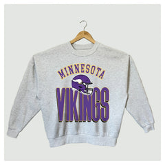 Gameday Couture Women's Fierce Focus Premium Oversized Fleece Pullover Sweatshirt - Minnesota Vikings