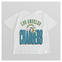 Gameday Couture Women's Oversized Classic Fierce Focus T-Shirt - Los Angeles Chargers