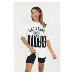 Gameday Couture Women's Oversized Classic Fierce Focus T-Shirt - Las Vegas Raiders