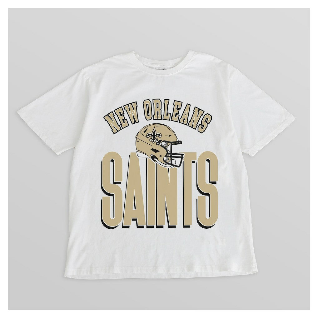 Gameday Couture Women's Oversized Classic Fierce Focus T-Shirt - New Orleans Saints