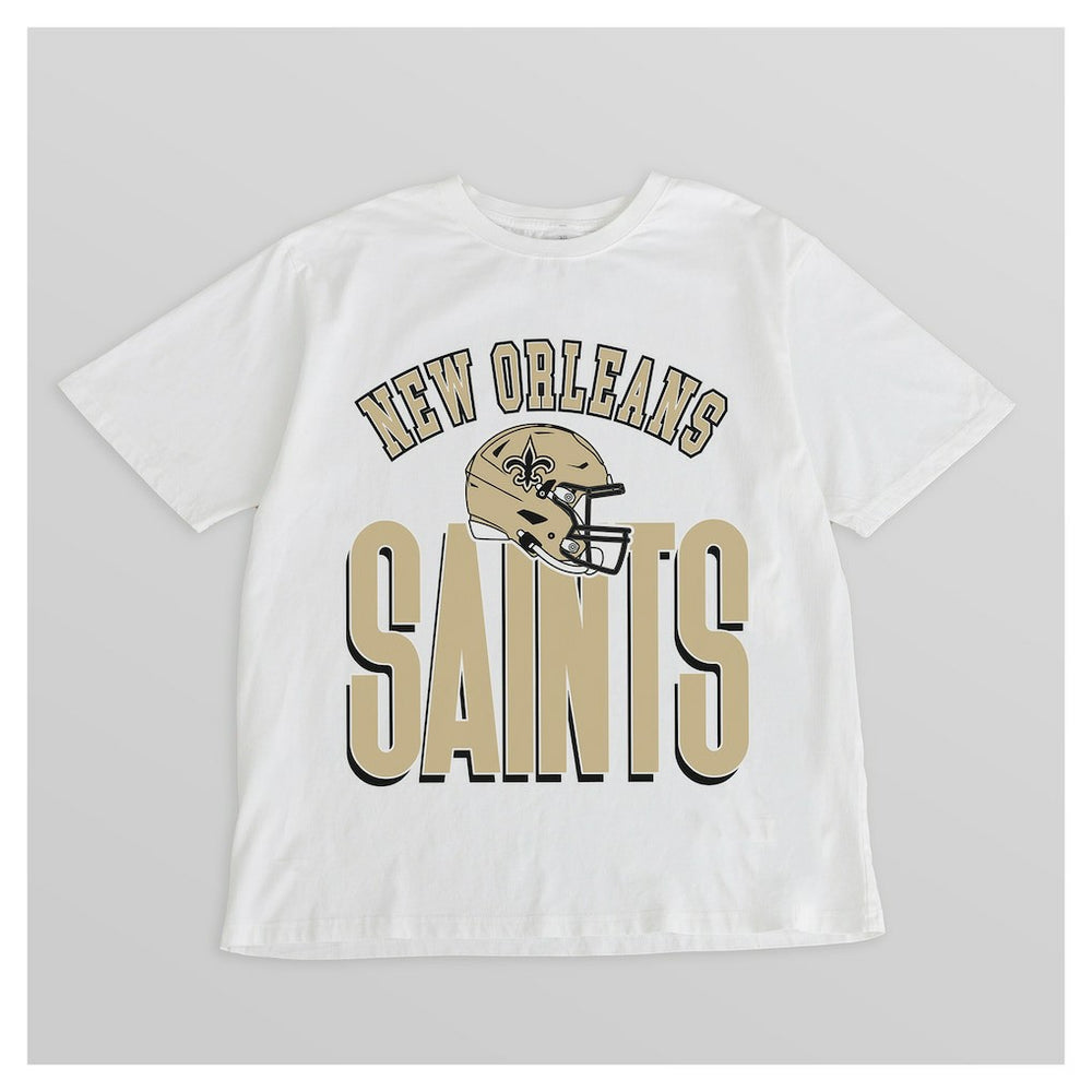 Gameday Couture Women's Oversized Classic Fierce Focus T-Shirt - New Orleans Saints