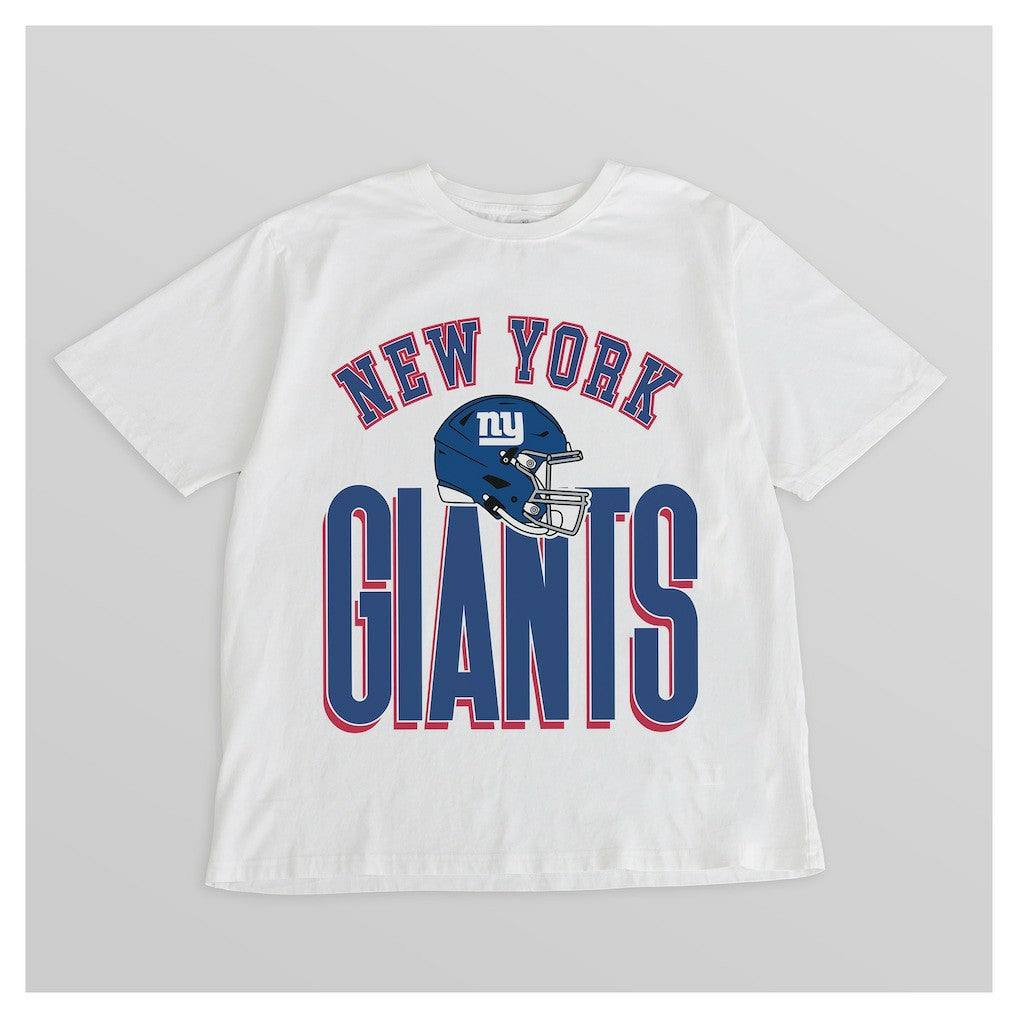 Gameday Couture Women's Oversized Classic Fierce Focus T-Shirt - New York Giants