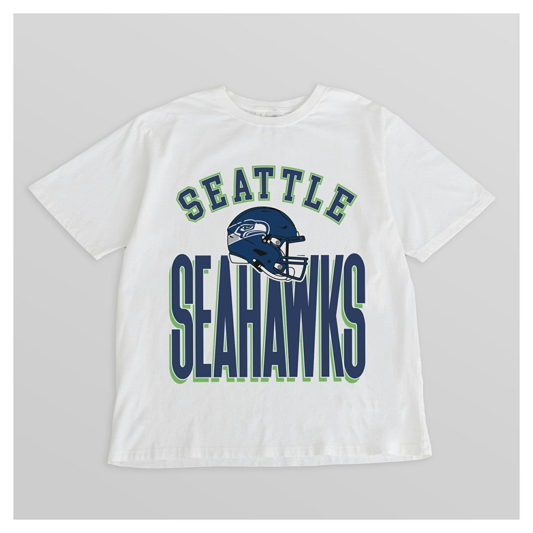 Gameday Couture Women's Oversized Classic Fierce Focus T-Shirt - Seattle Seahawks