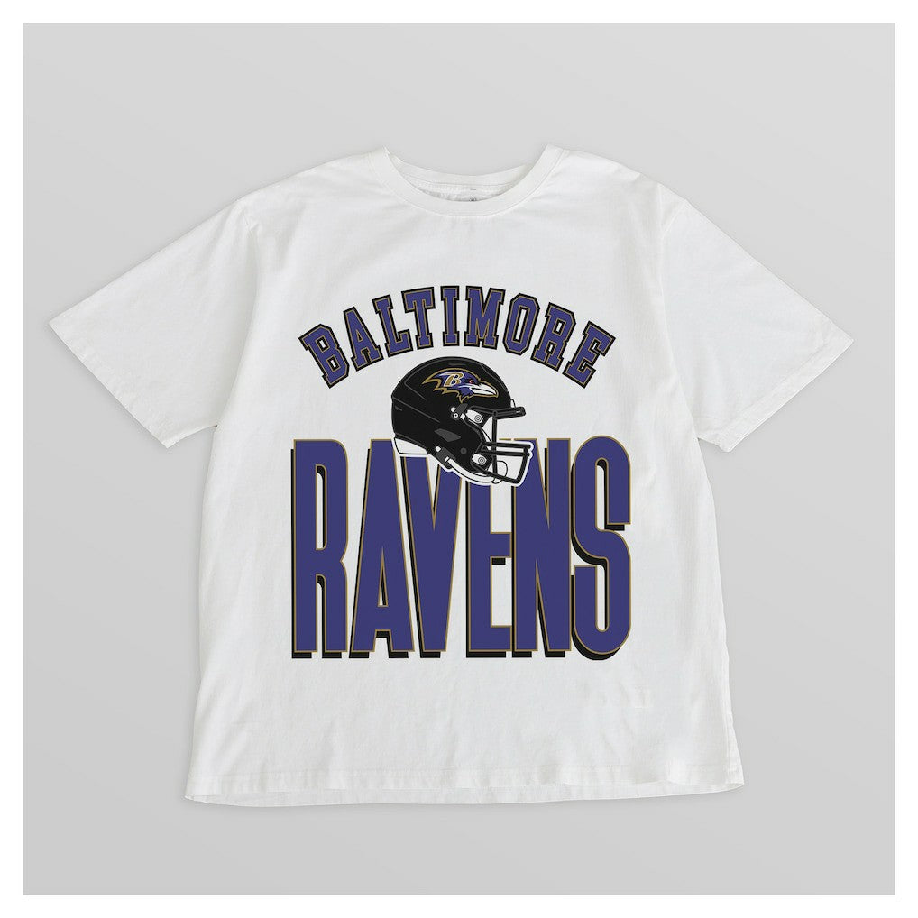 Gameday Couture Women's Oversized Classic Fierce Focus T-Shirt - Baltimore Ravens