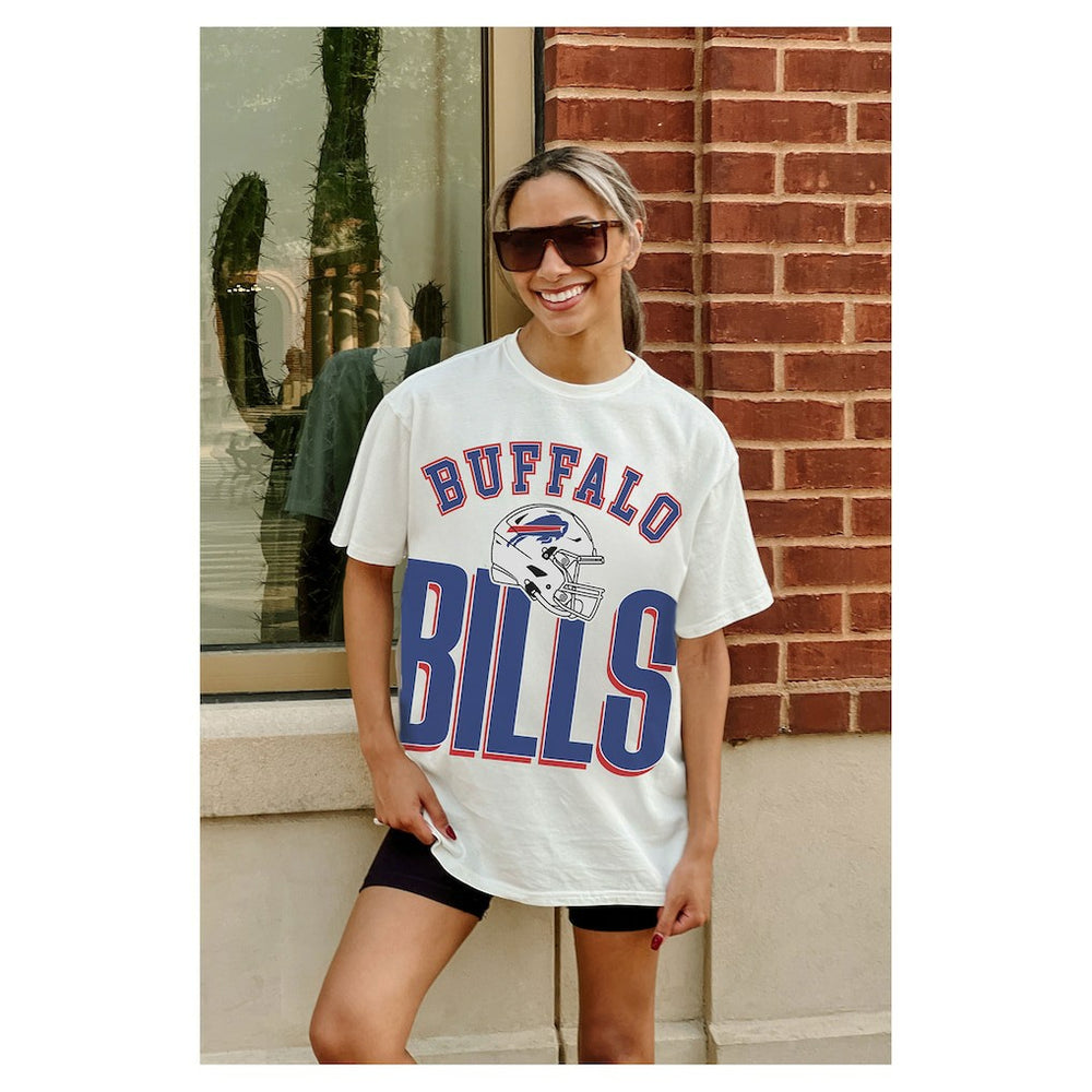Gameday Couture Women's Oversized Classic Fierce Focus T-Shirt - Buffalo Bills
