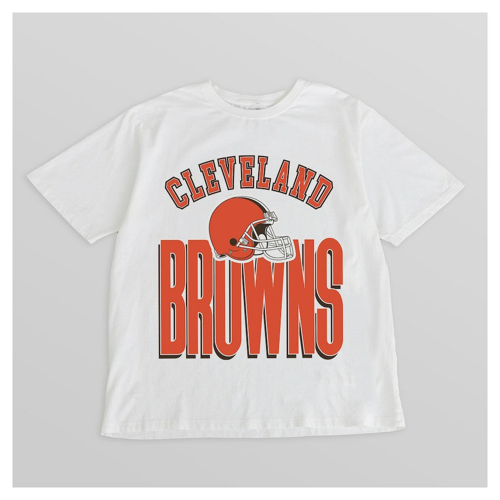 Gameday Couture Women's Oversized Classic Fierce Focus T-Shirt - Cleveland Browns