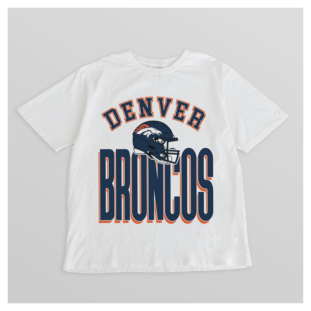 Gameday Couture Women's Oversized Classic Fierce Focus T-Shirt - Denver Broncos