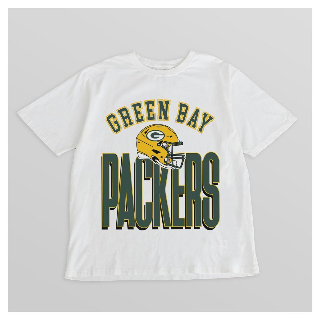 Gameday Couture Women's Oversized Classic Fierce Focus T-Shirt - Green Bay Packers