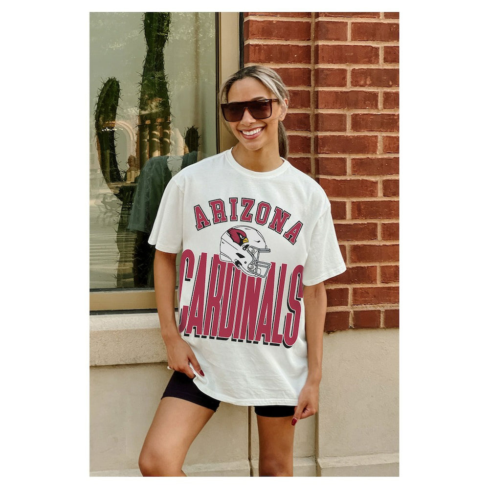 Gameday Couture Women's Oversized Classic Fierce Focus T-Shirt - Arizona Cardinals