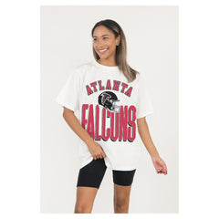 Gameday Couture Women's Oversized Classic Fierce Focus T-Shirt - Atlanta Falcons