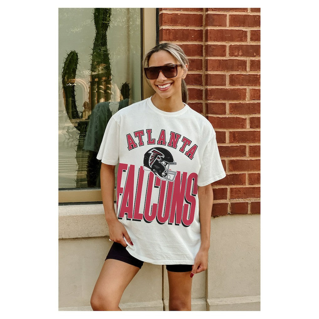 Gameday Couture Women's Oversized Classic Fierce Focus T-Shirt - Atlanta Falcons