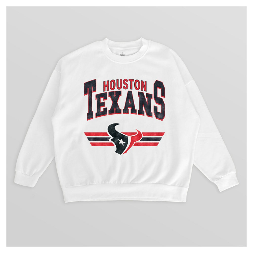 Gameday Couture Women's Swift Strike Premium Oversized Fleece Pullover Sweatshirt - Houston Texans