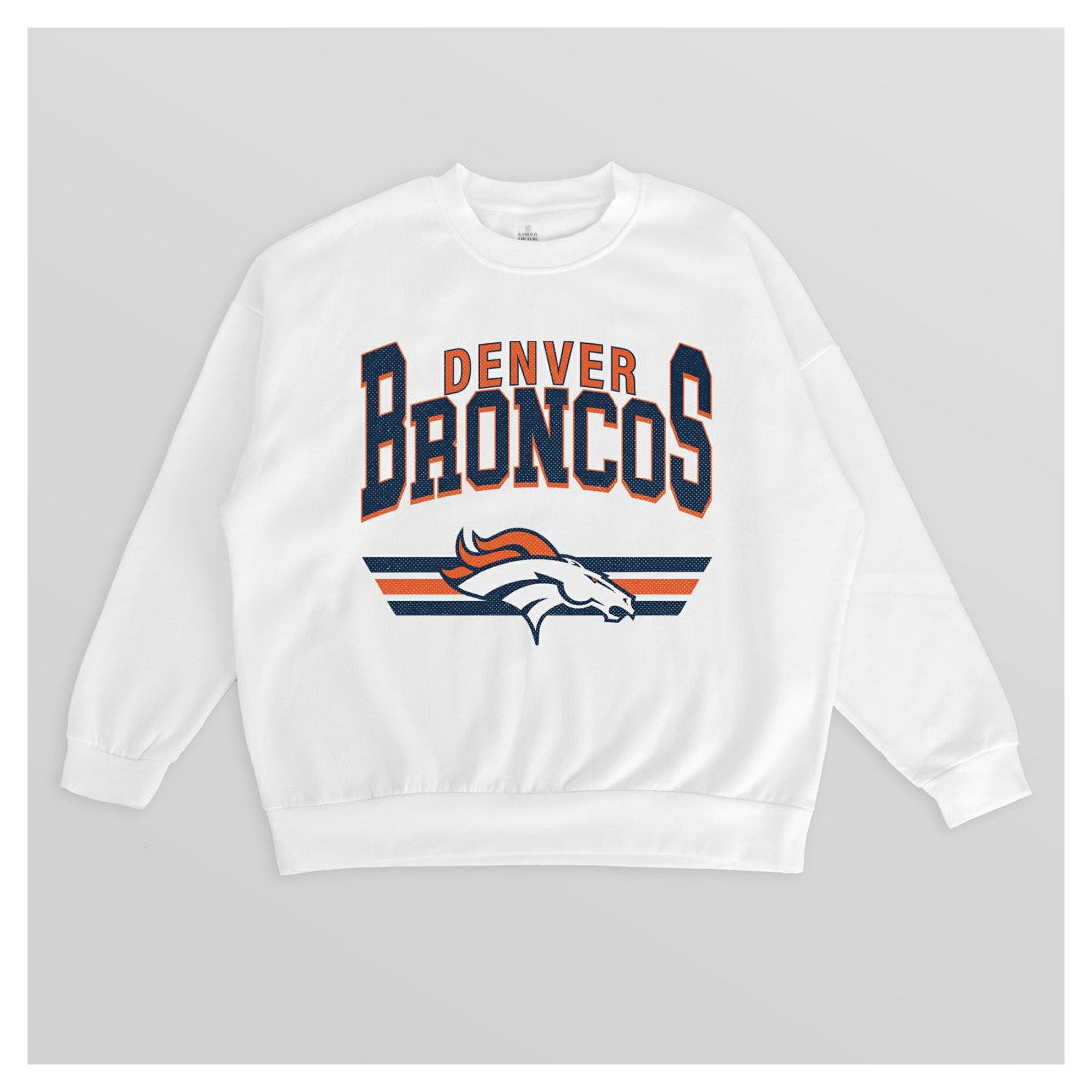 Gameday Couture Women's Swift Strike Premium Oversized Fleece Pullover Sweatshirt - Denver Broncos