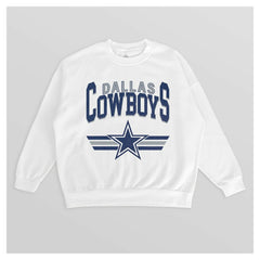Gameday Couture Women's Swift Strike Premium Oversized Fleece Pullover Sweatshirt - Dallas Cowboys