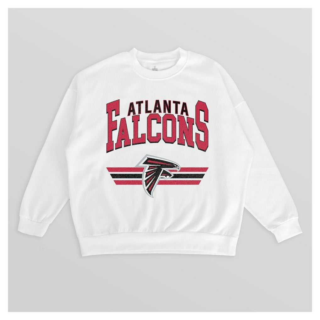 Gameday Couture Women's Swift Strike Premium Oversized Fleece Pullover Sweatshirt - Atlanta Falcons