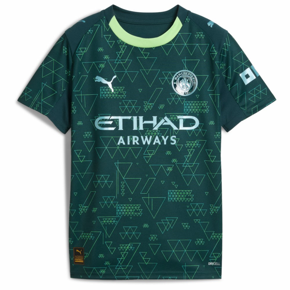 Manchester City x EA SPORTS FC Youth 2025/26 Fourth Jersey - Puma Green