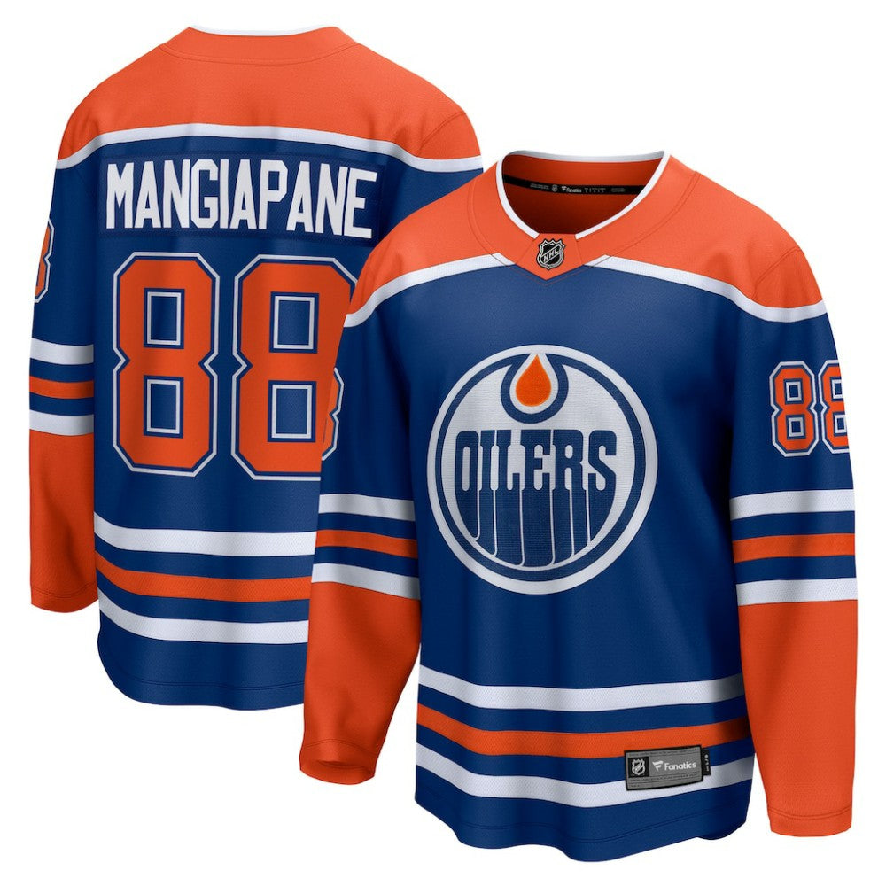 NHL Royal Andrew Mangiapane Edmonton Oilers Fanatics Home Breakaway Jersey