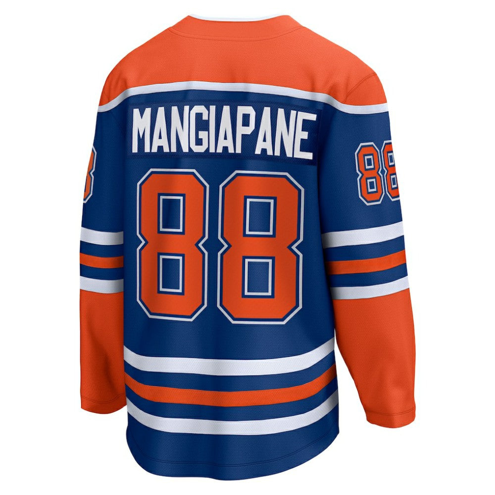 NHL Royal Andrew Mangiapane Edmonton Oilers Fanatics Home Breakaway Jersey